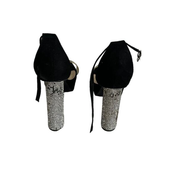 Ankle Strap Diamante Heels - Picture 2 of 2